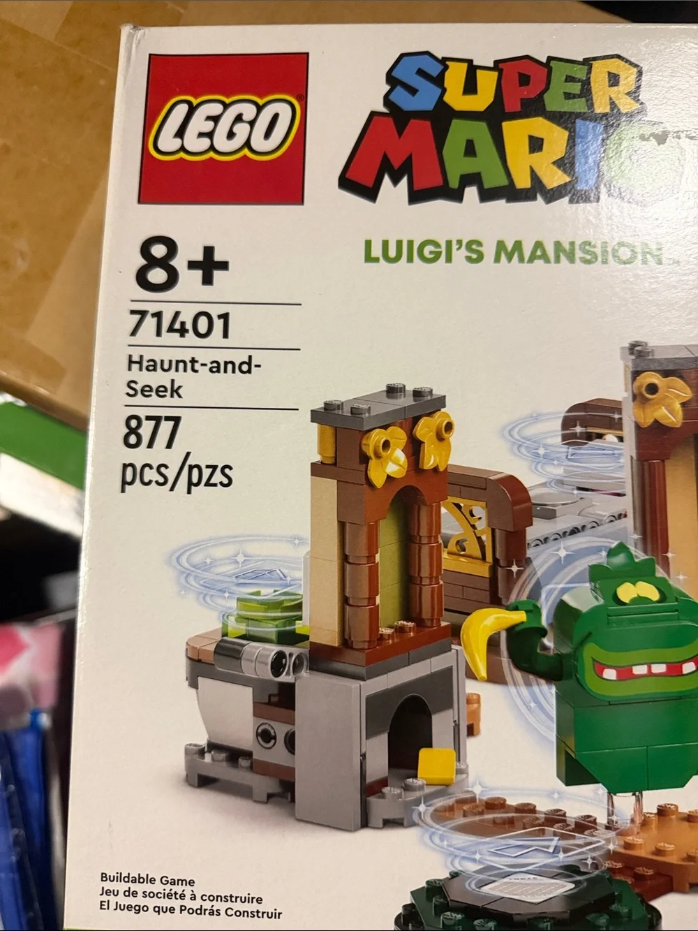 LEGO Super Mario Luigi's Mansion Expansion Set - Green Brown White Gold